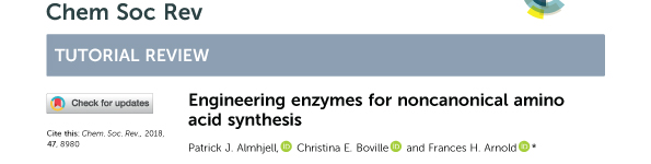 2018---Almhjell,-Boville,-Arnold---Engineering-enzymes-for-noncanonical-amino-acid-synthesis---Unknown